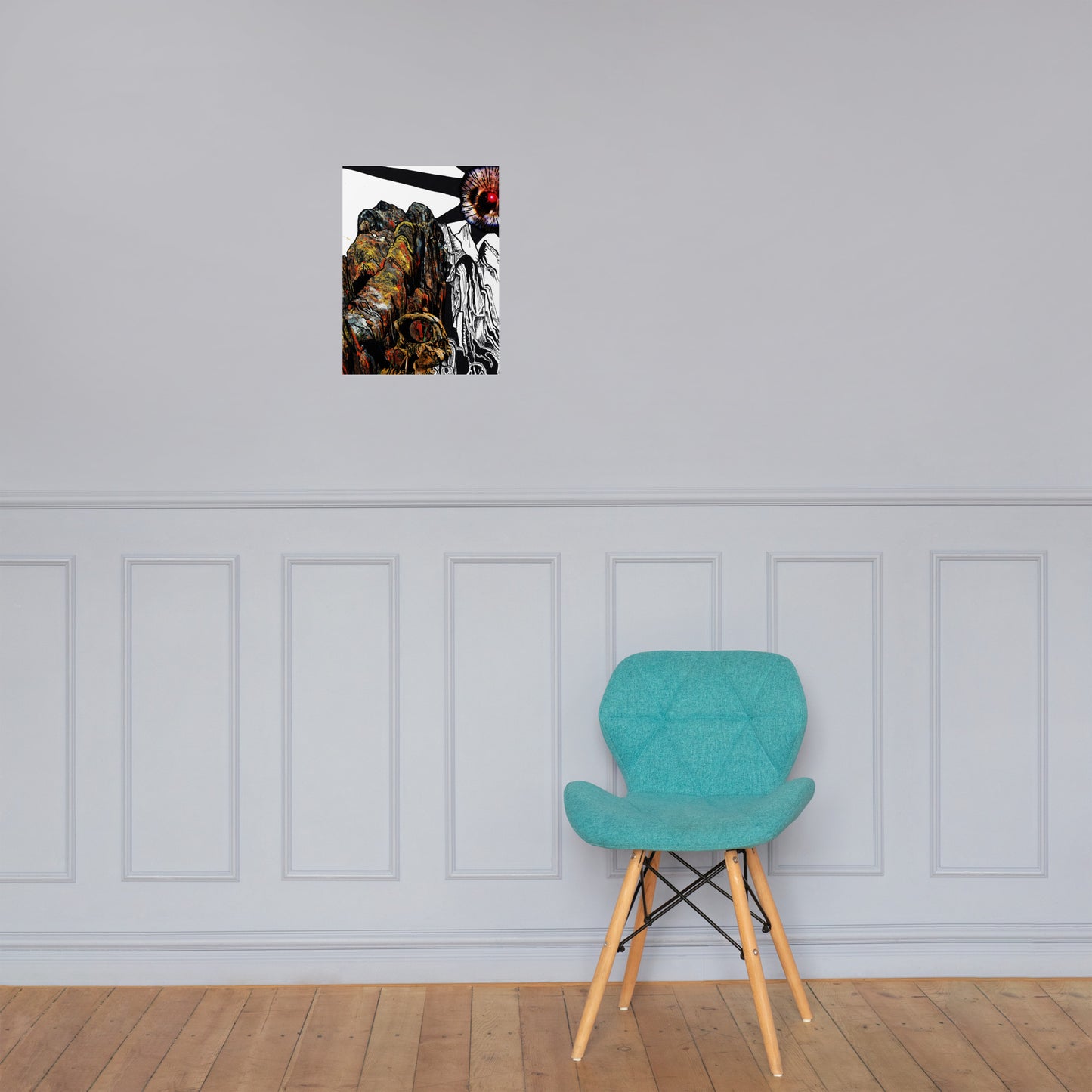 Space Mountain Matte Poster