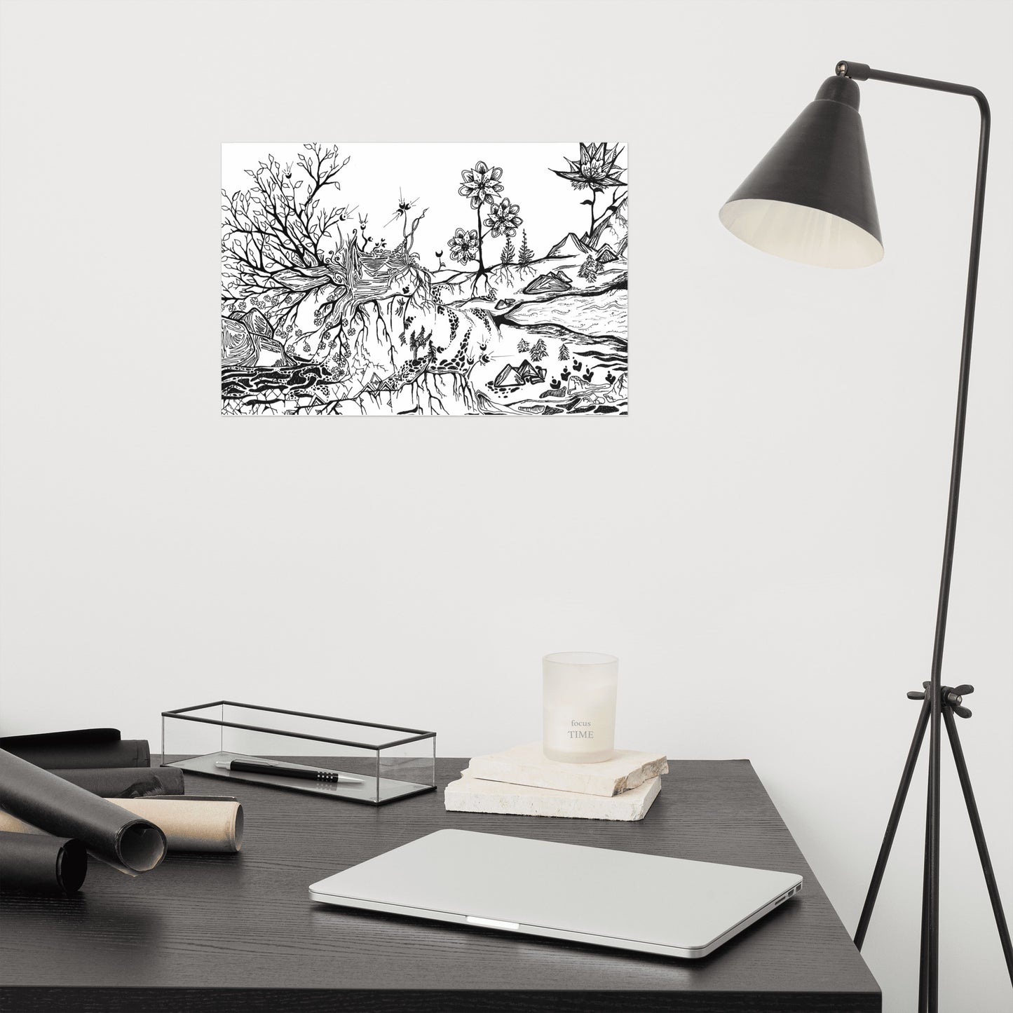 Penscape Matte Poster