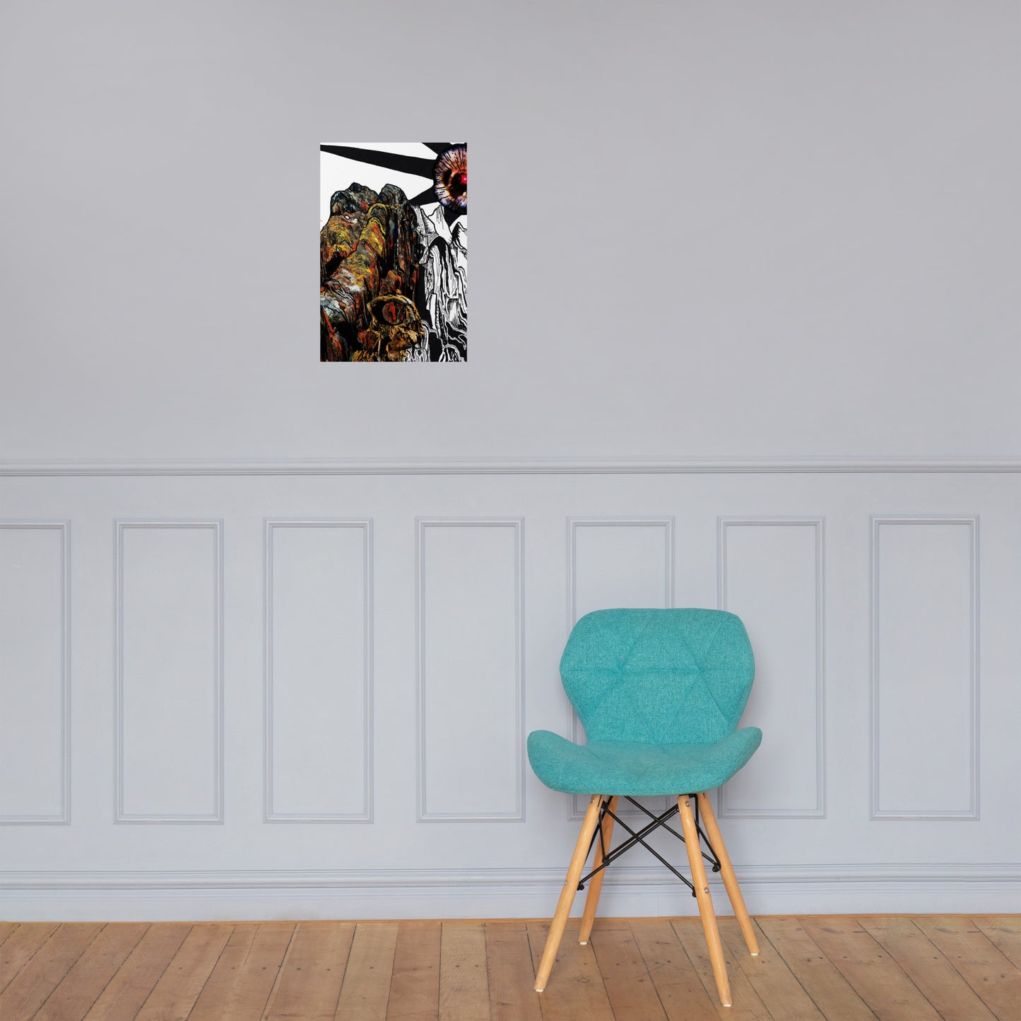 Space Mountain Matte Poster