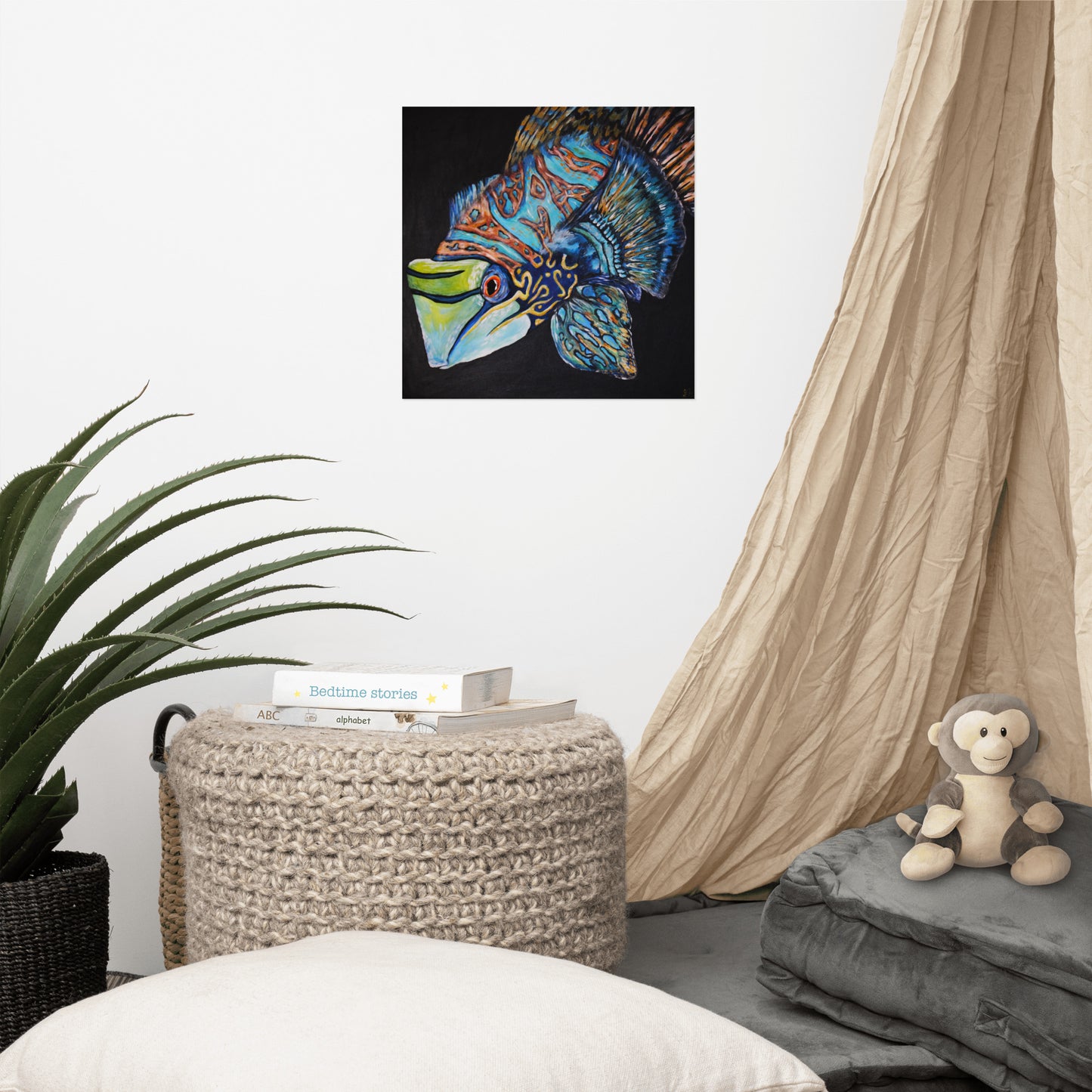 Mandarin Fish Matte Poster