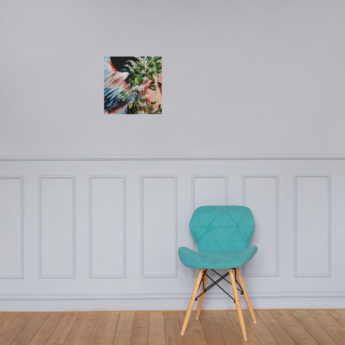 Magpie Magic Matte Poster