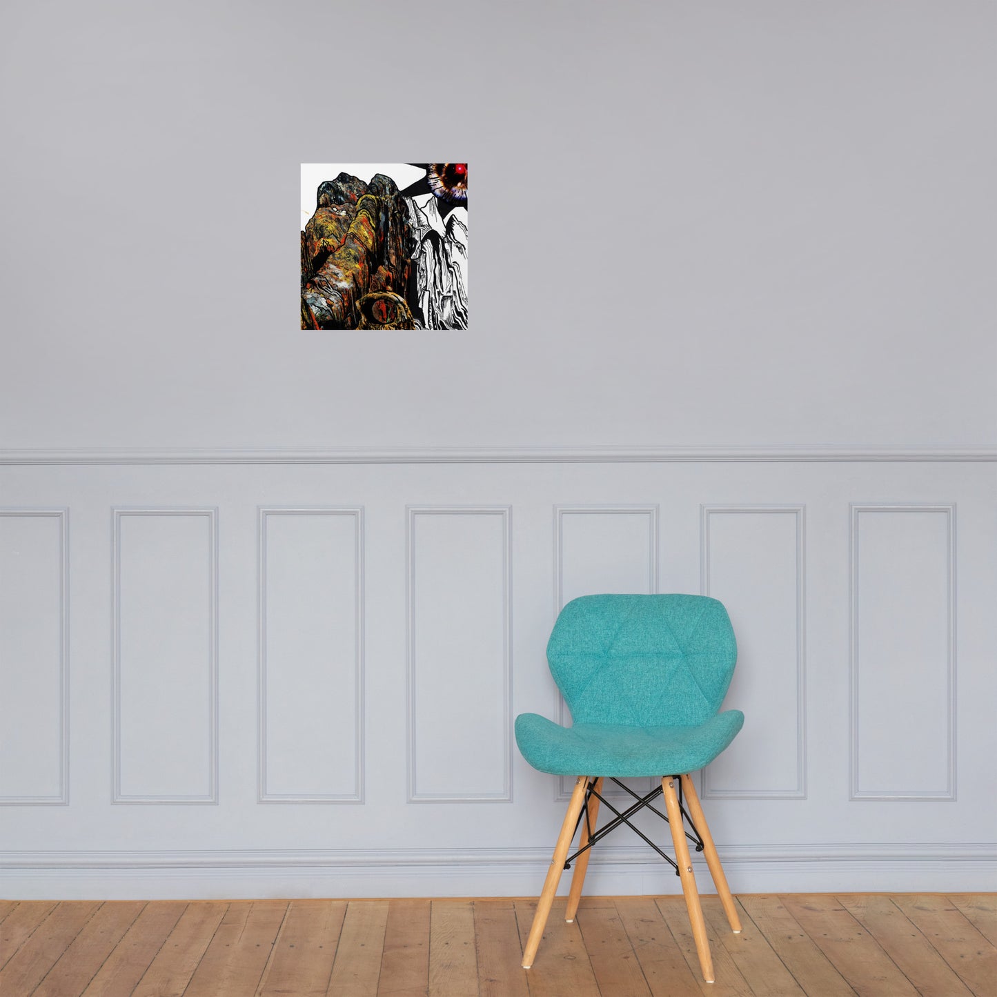 Space Mountain Matte Poster