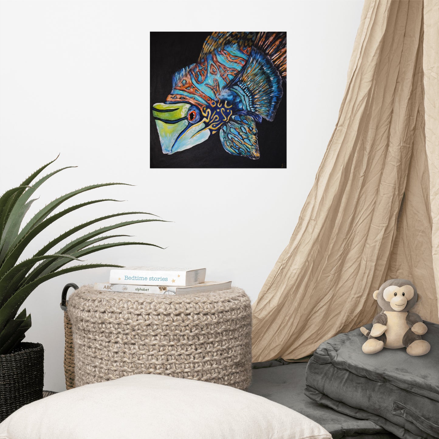 Mandarin Fish Matte Poster