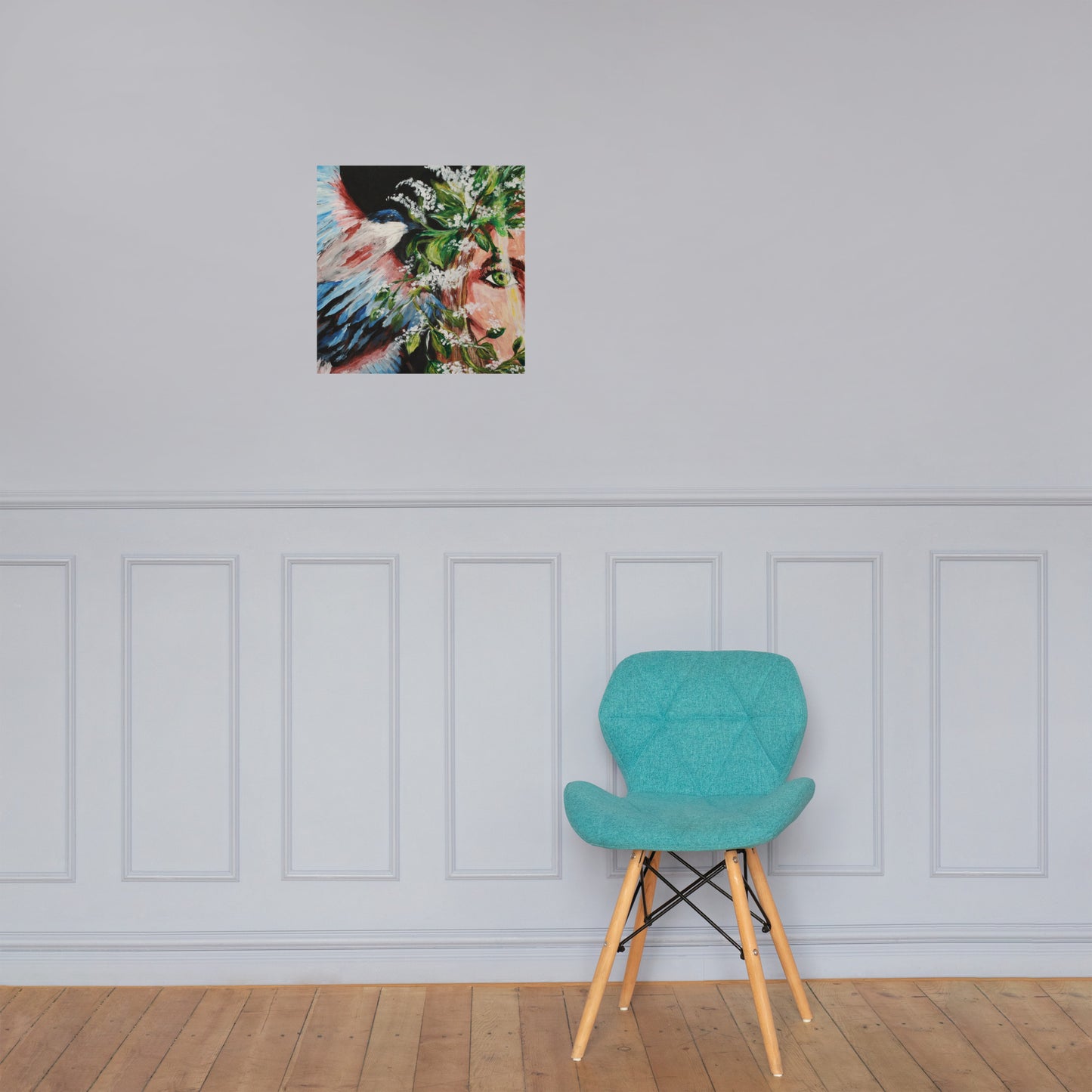 Magpie Magic Matte Poster