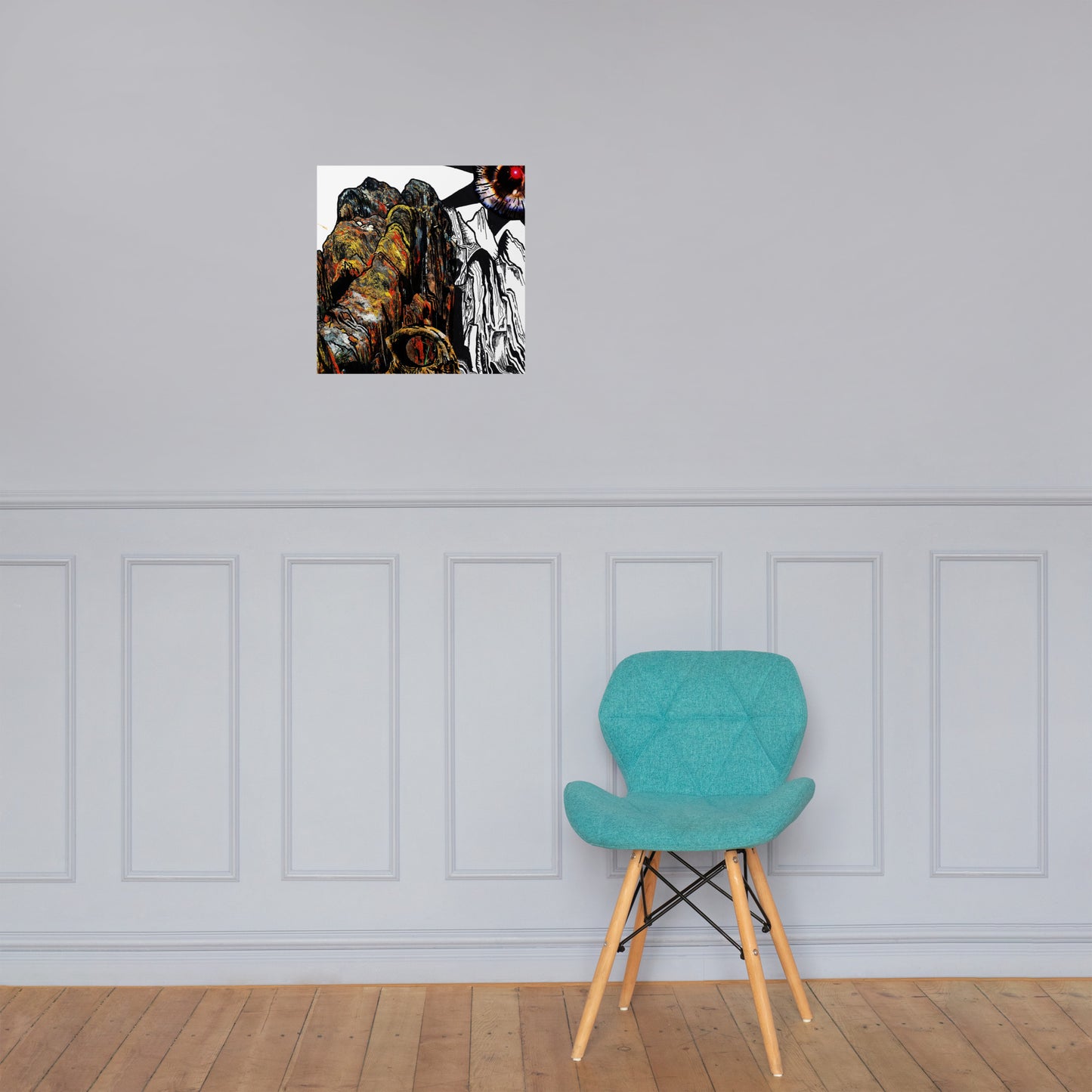 Space Mountain Matte Poster