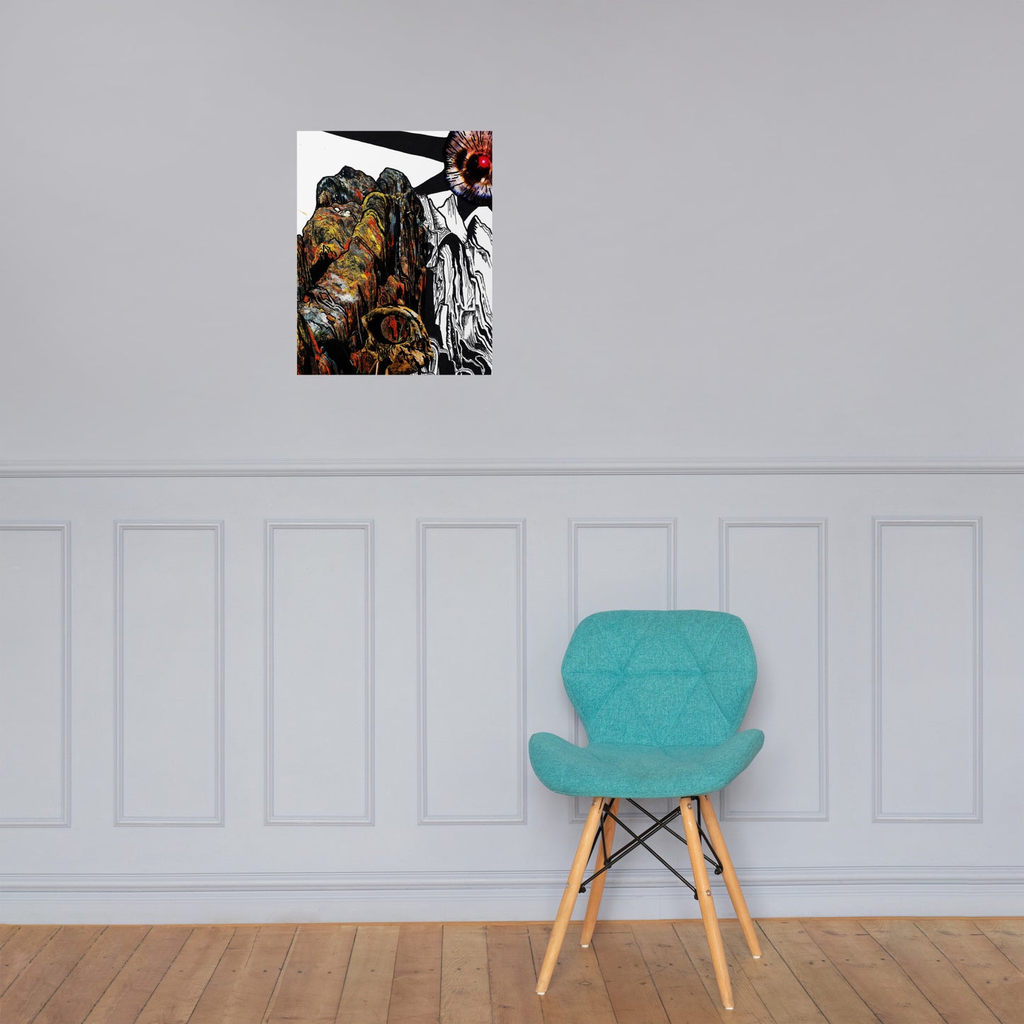 Space Mountain Matte Poster