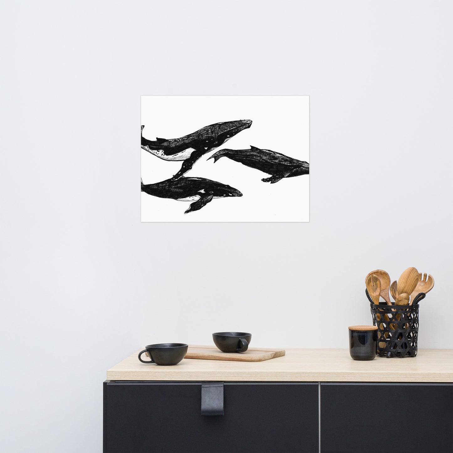 Humpback Migration Matte Poster