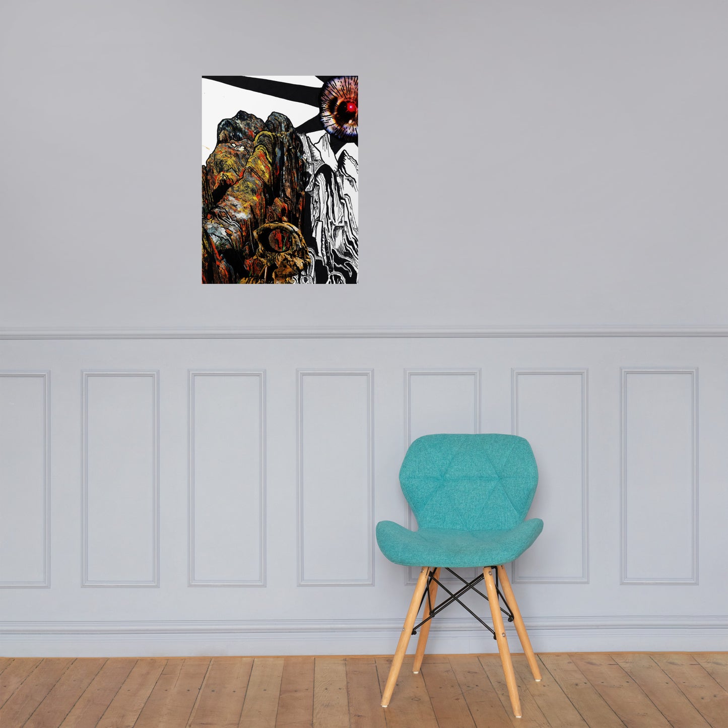 Space Mountain Matte Poster