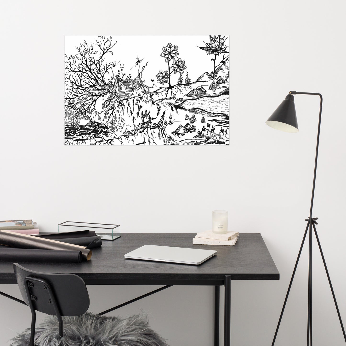 Penscape Matte Poster