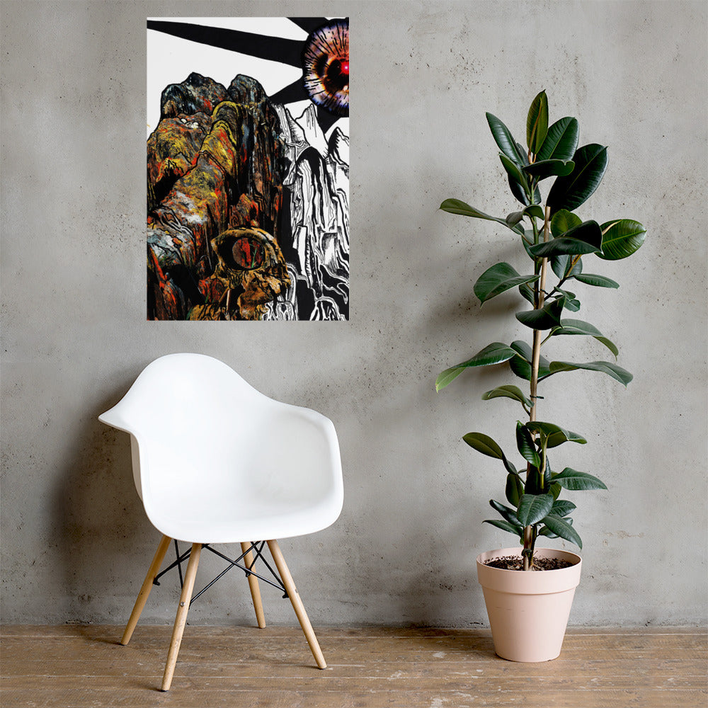 Space Mountain Matte Poster