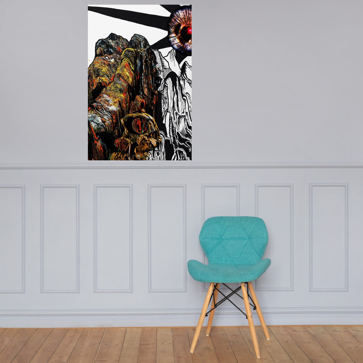 Space Mountain Matte Poster