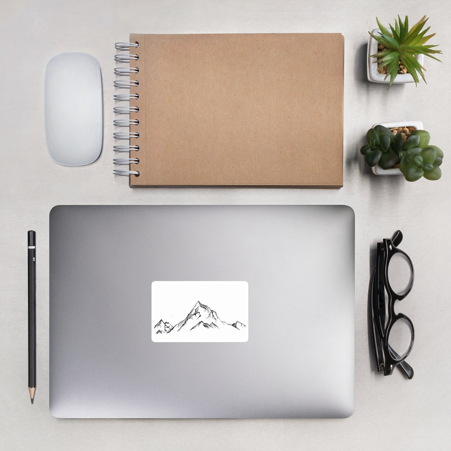 Simple Mountain Sticker