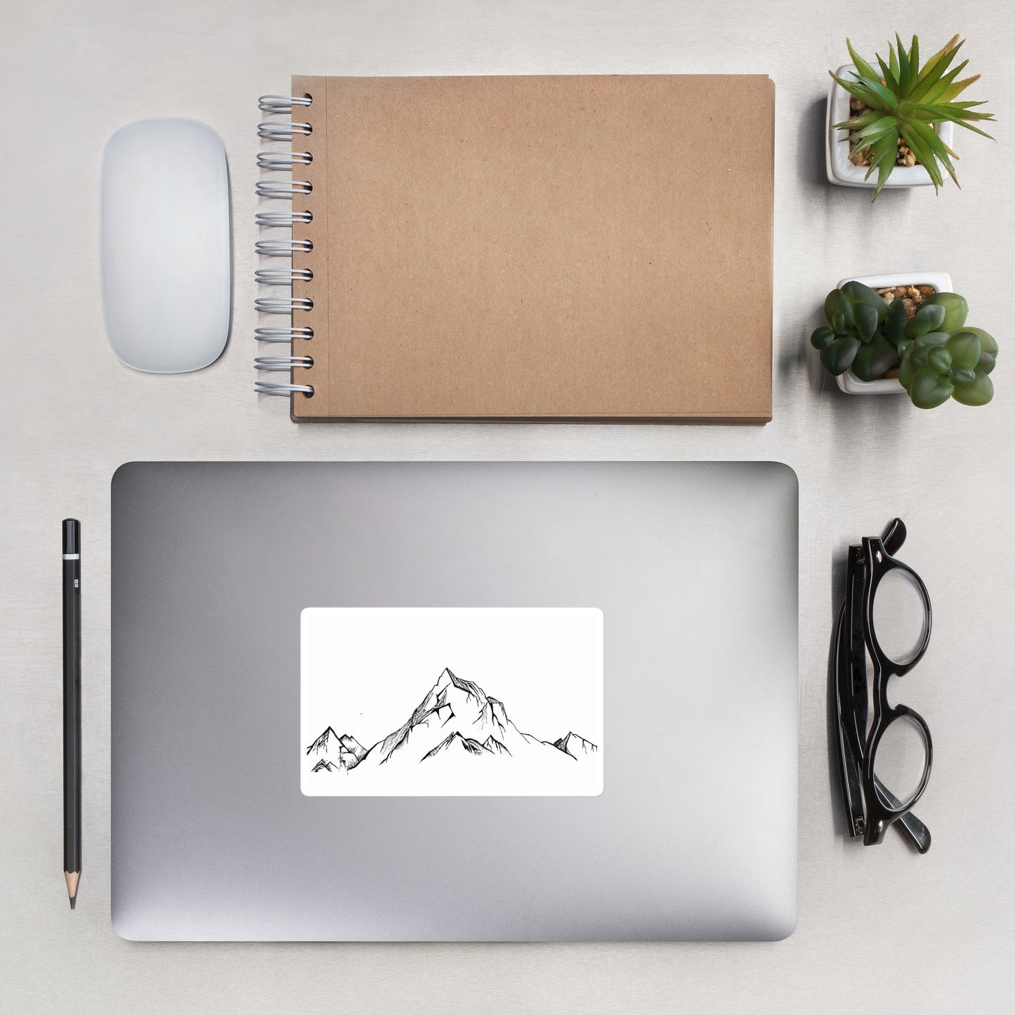 Simple Mountain Sticker