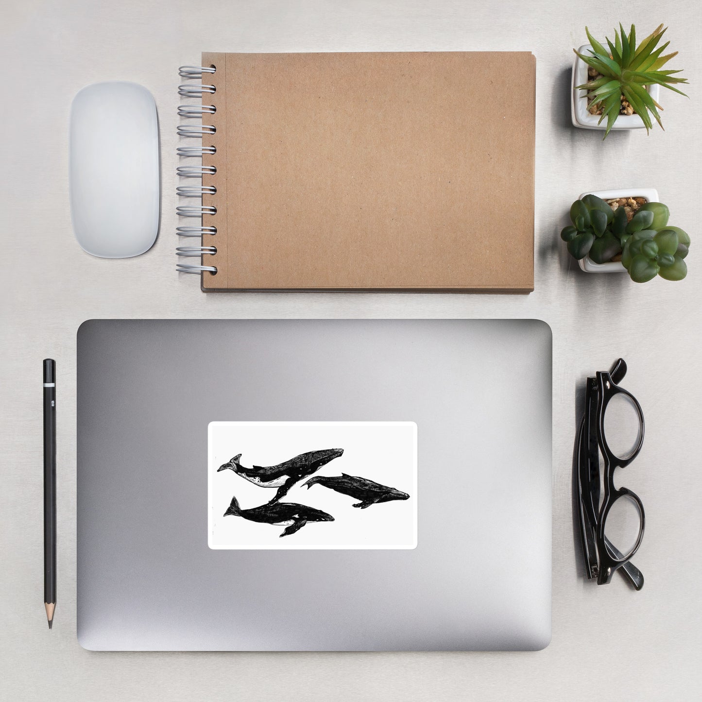 Humpback Migration Sticker