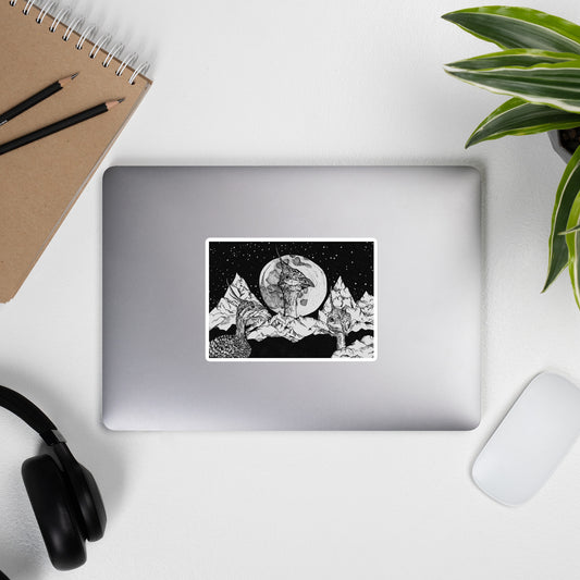 Tinamou Mountain Sticker