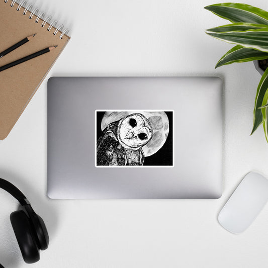 Moon Owl Sticker