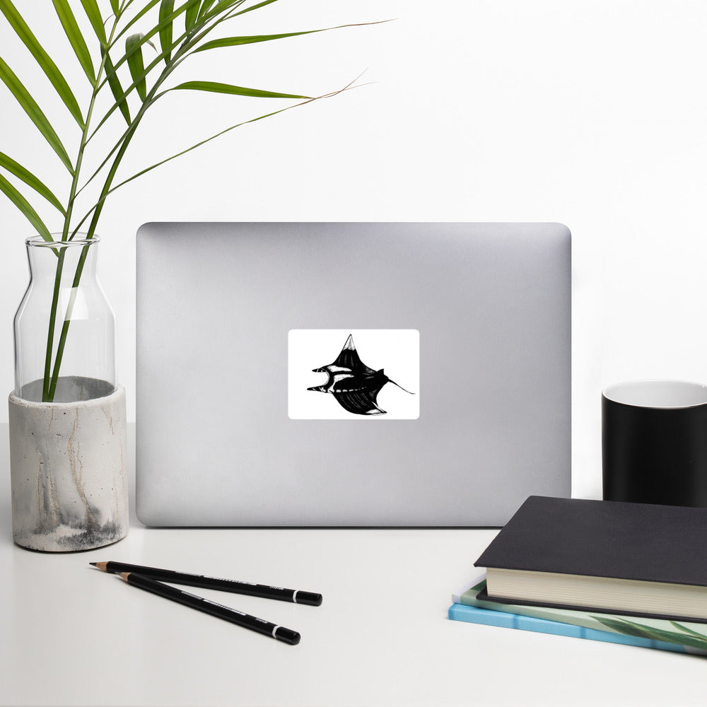 Manta Ray Sticker