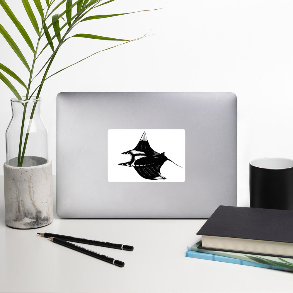 Manta Ray Sticker