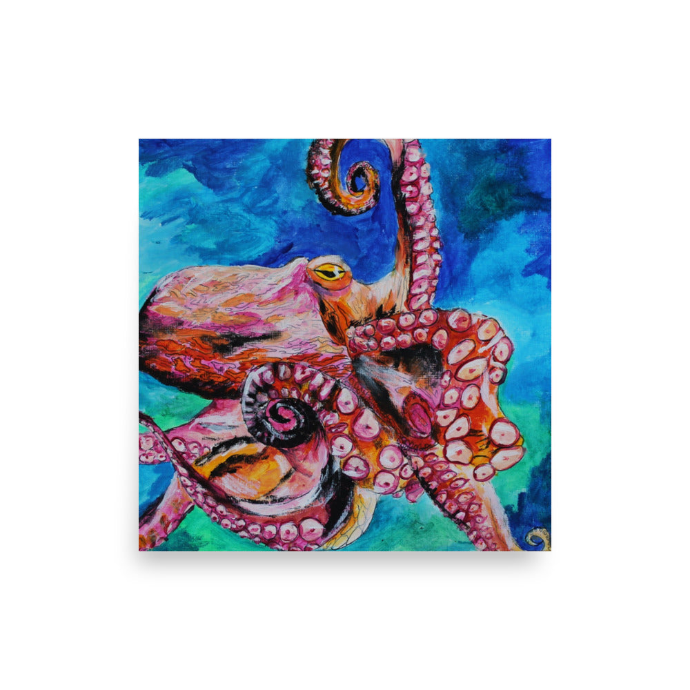 Octopus Photo paper poster