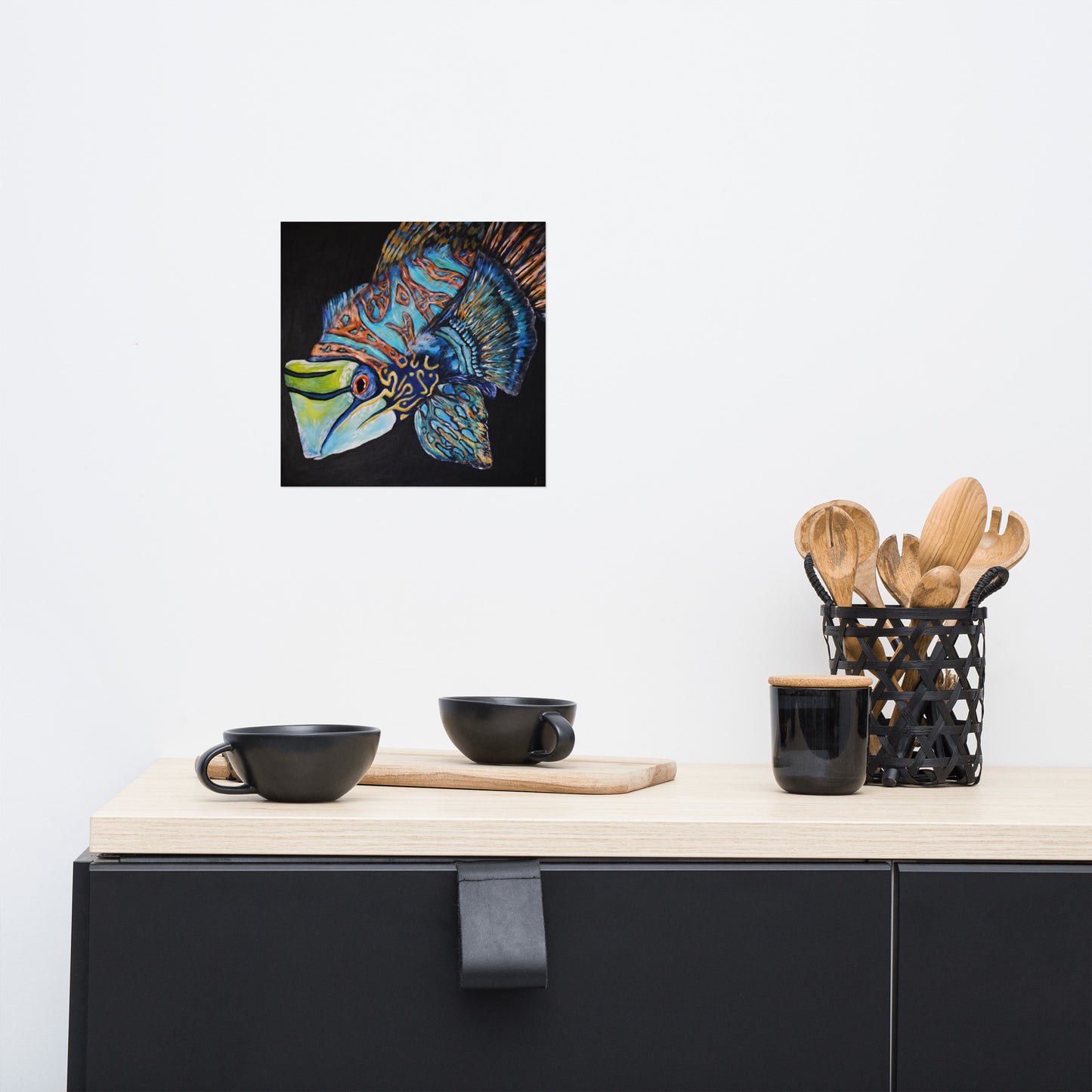 Mandarin Fish Photo paper poster