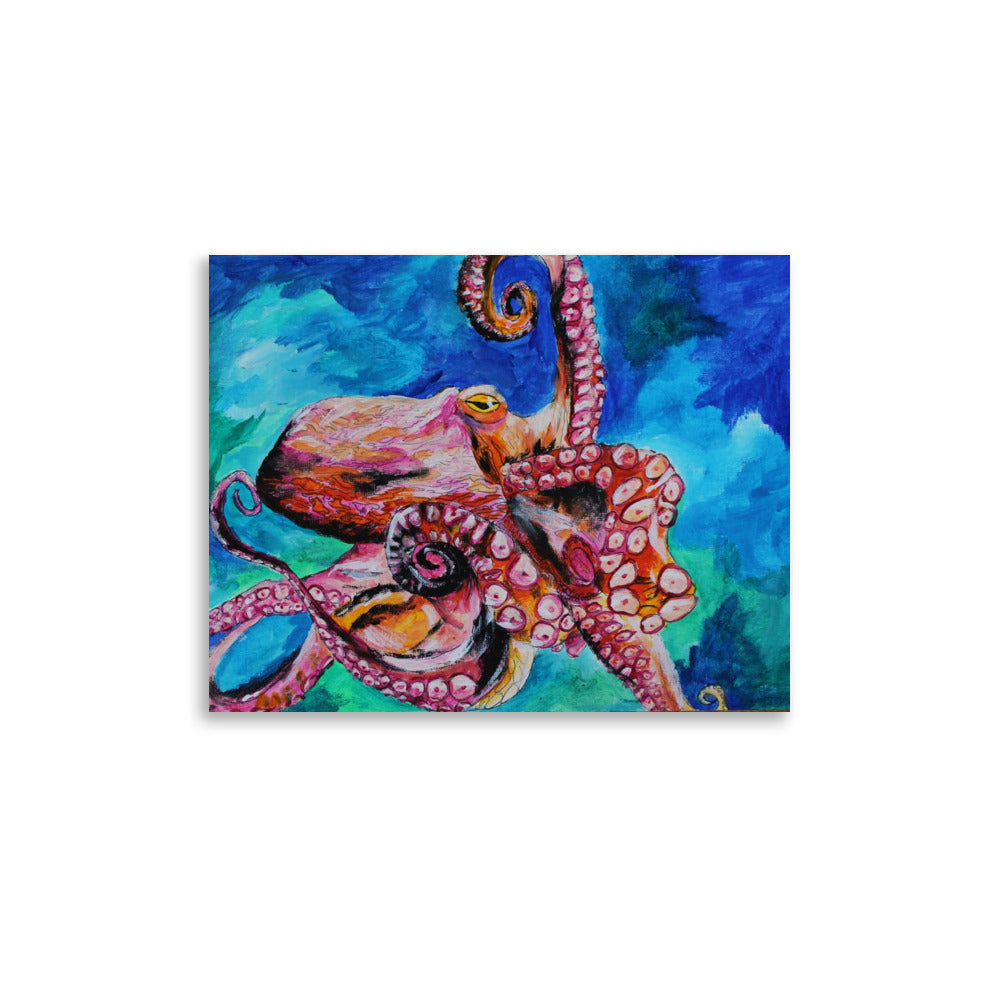 Octopus Photo paper poster