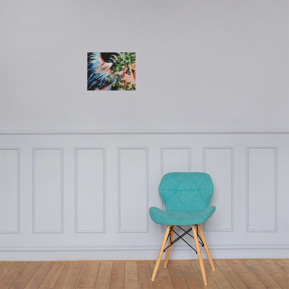 Magpie magic Photo paper poster