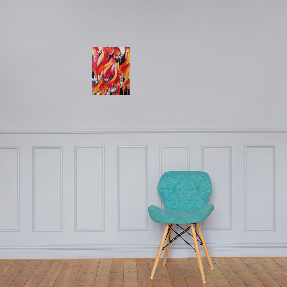 Caverns Photo paper poster