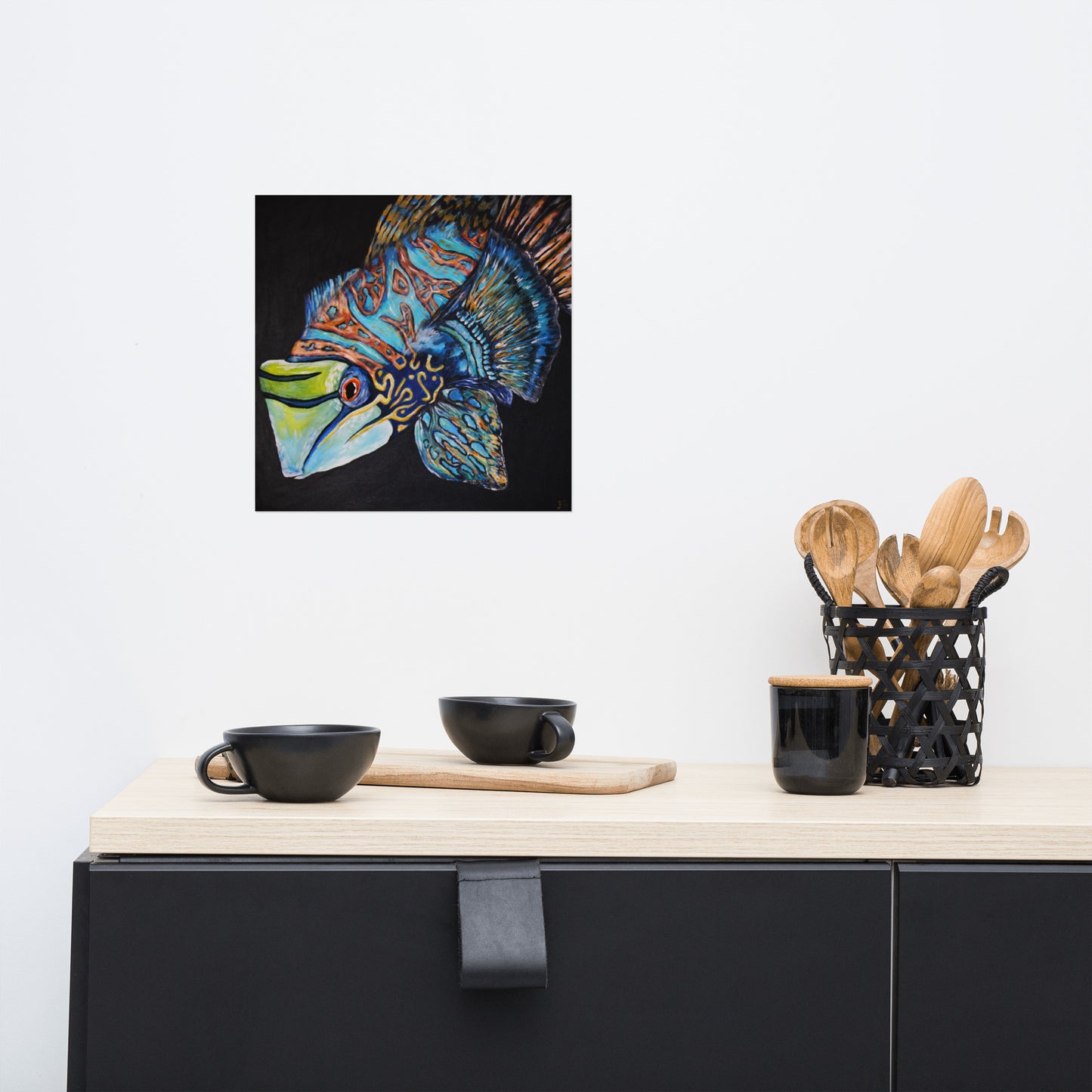 Mandarin Fish Photo paper poster