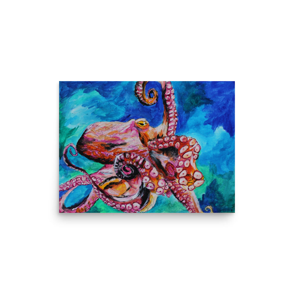 Octopus Photo paper poster