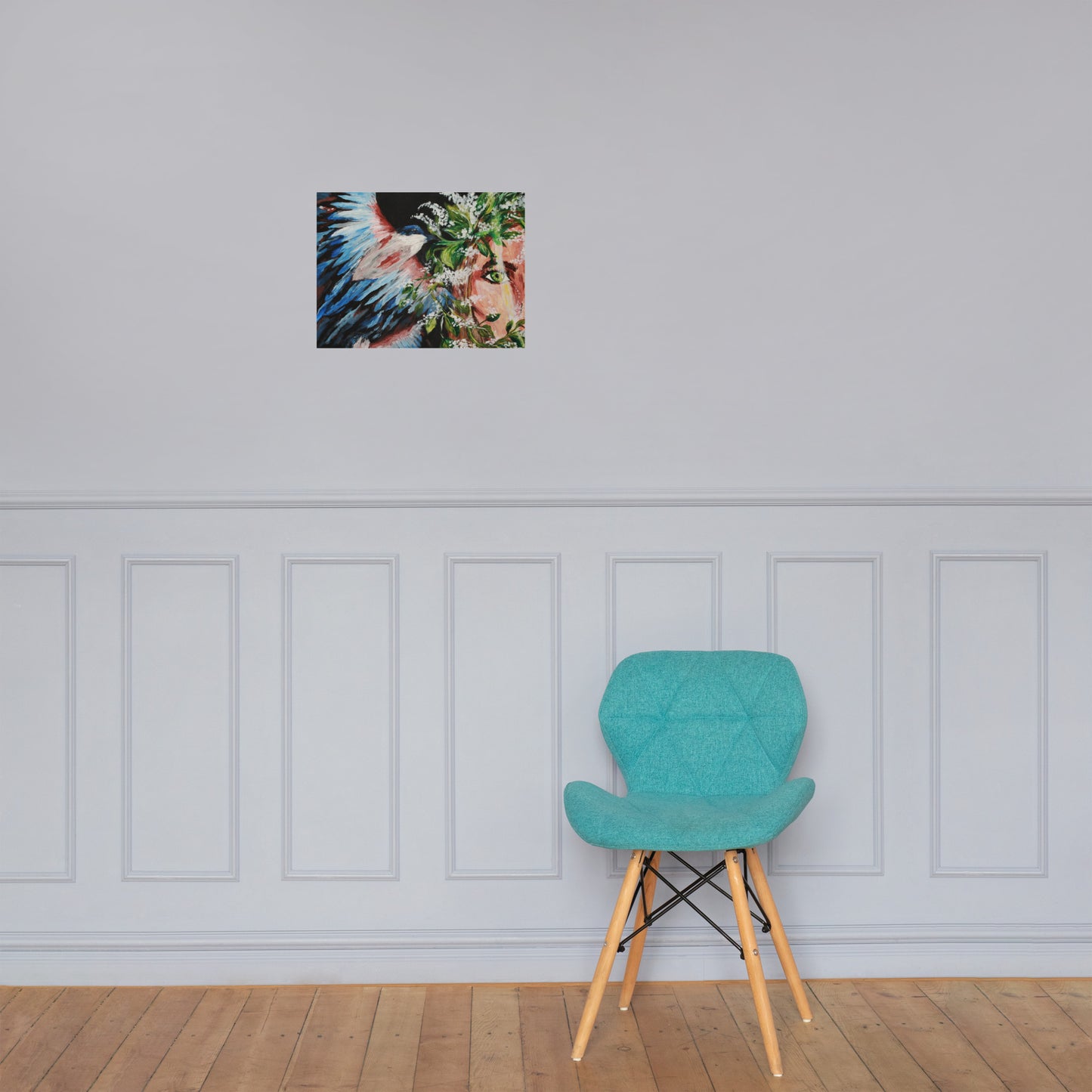 Magpie magic Photo paper poster