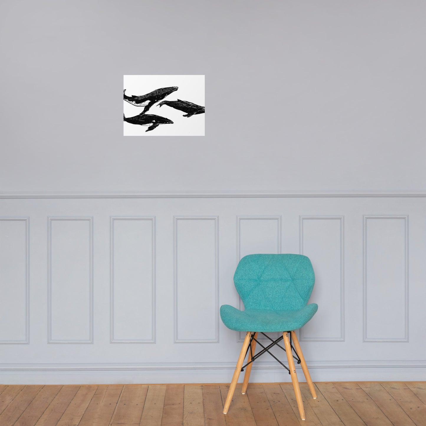 Humpback Migration Photo paper poster