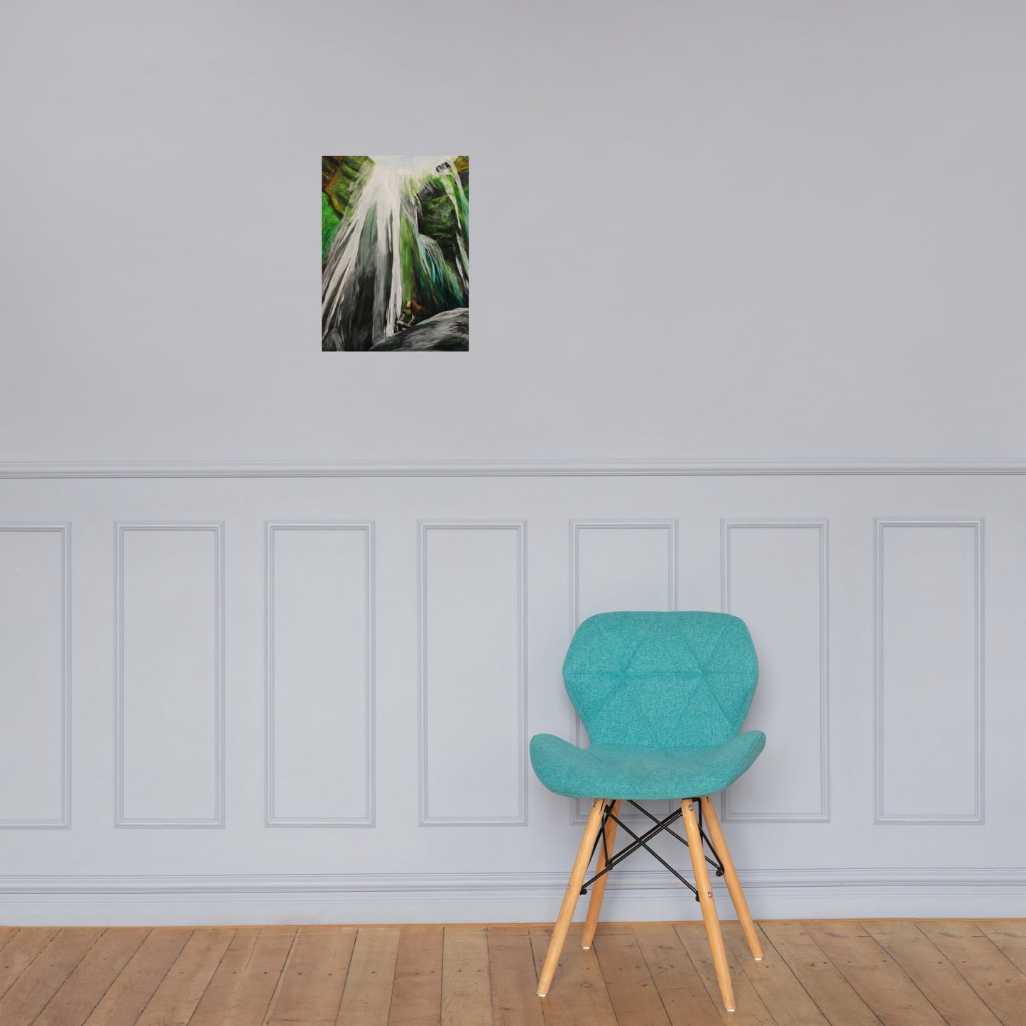 Hidden Waterfall Photo paper poster