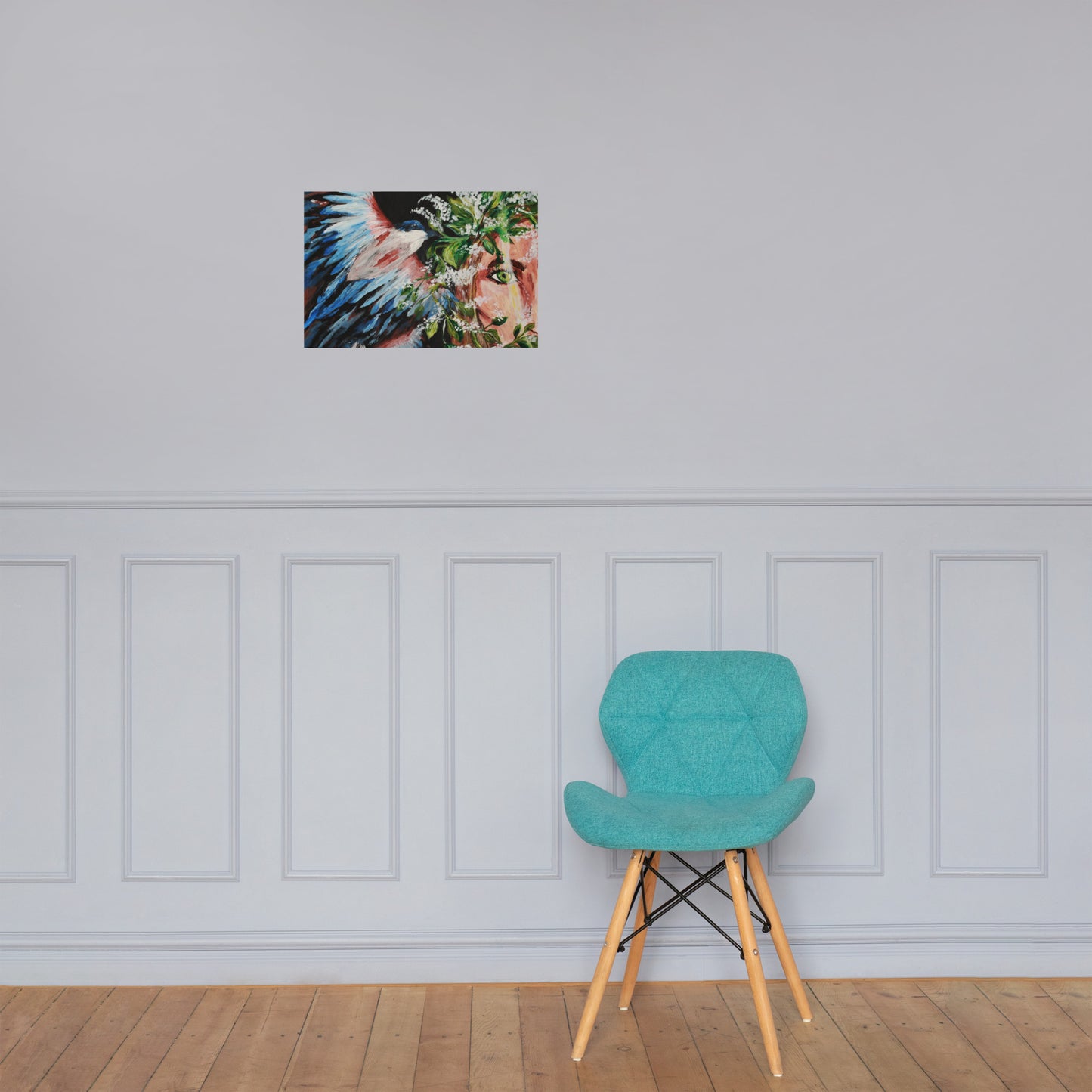 Magpie magic Photo paper poster