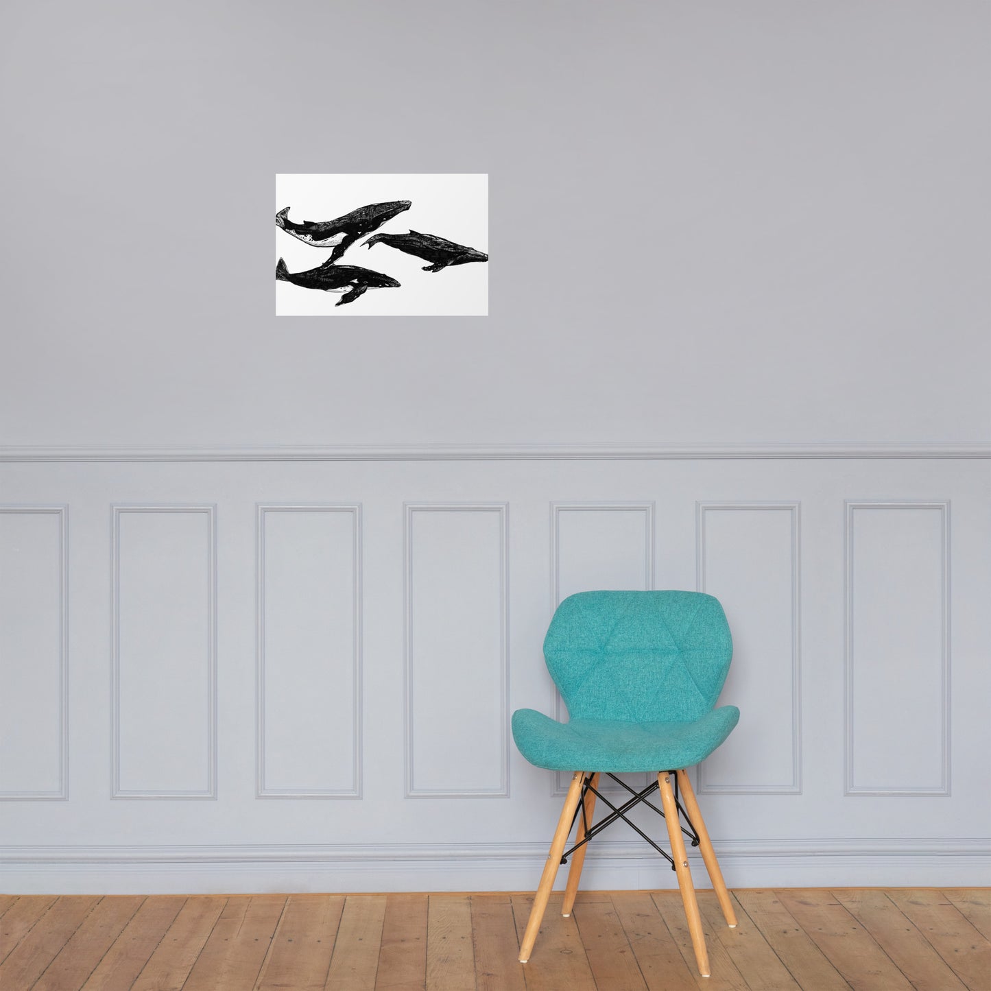 Humpback Migration Photo paper poster