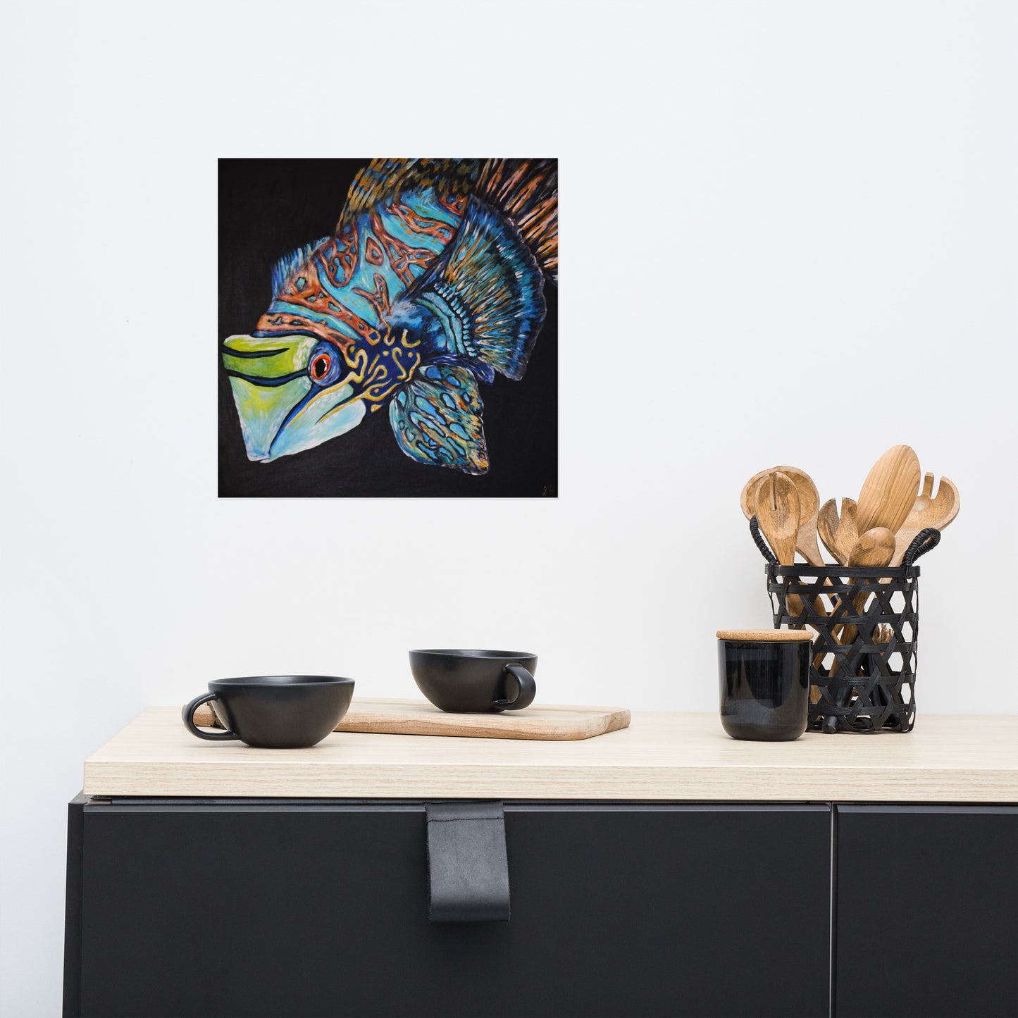 Mandarin Fish Photo paper poster