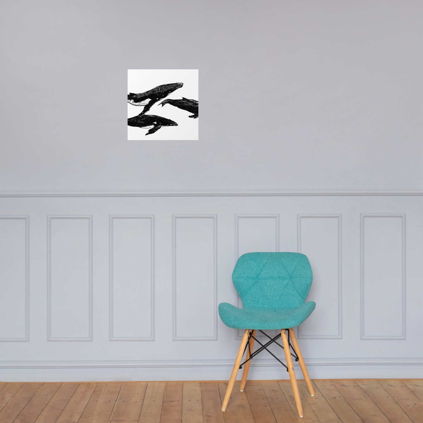 Humpback Migration Photo paper poster