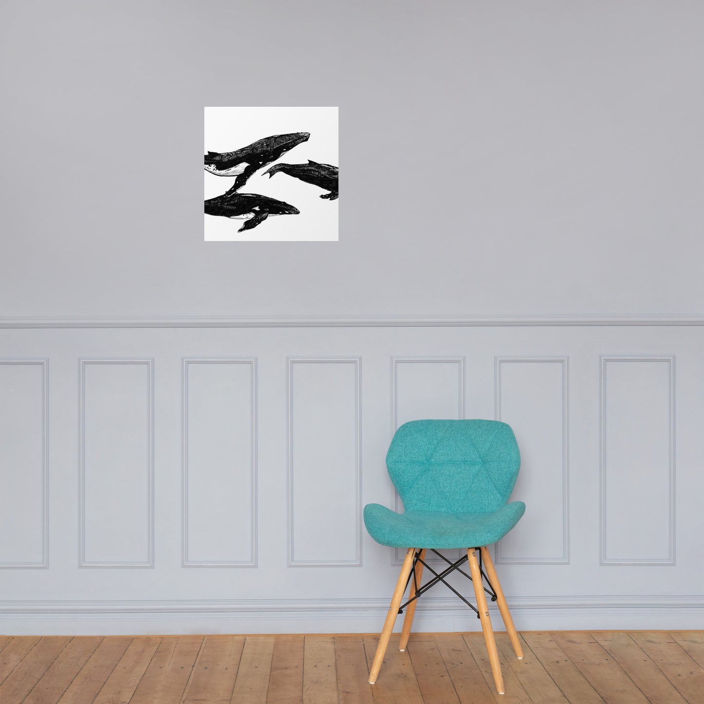 Humpback Migration Photo paper poster