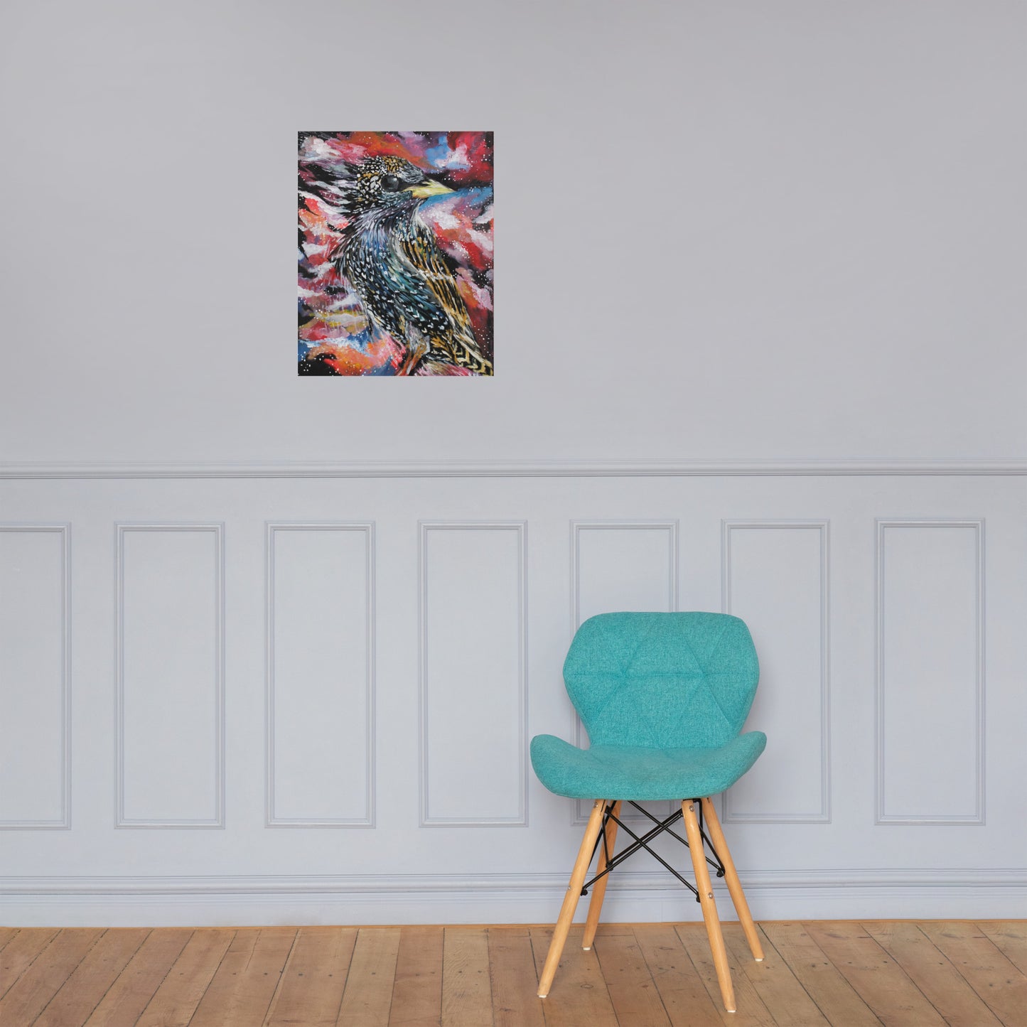 Starling Photo paper poster
