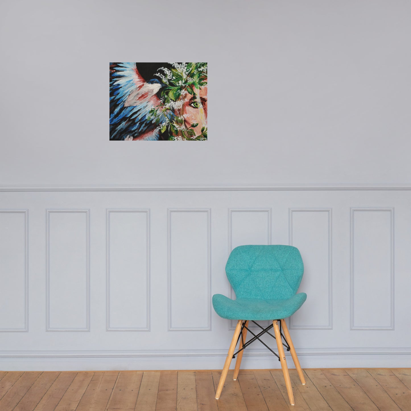 Magpie magic Photo paper poster