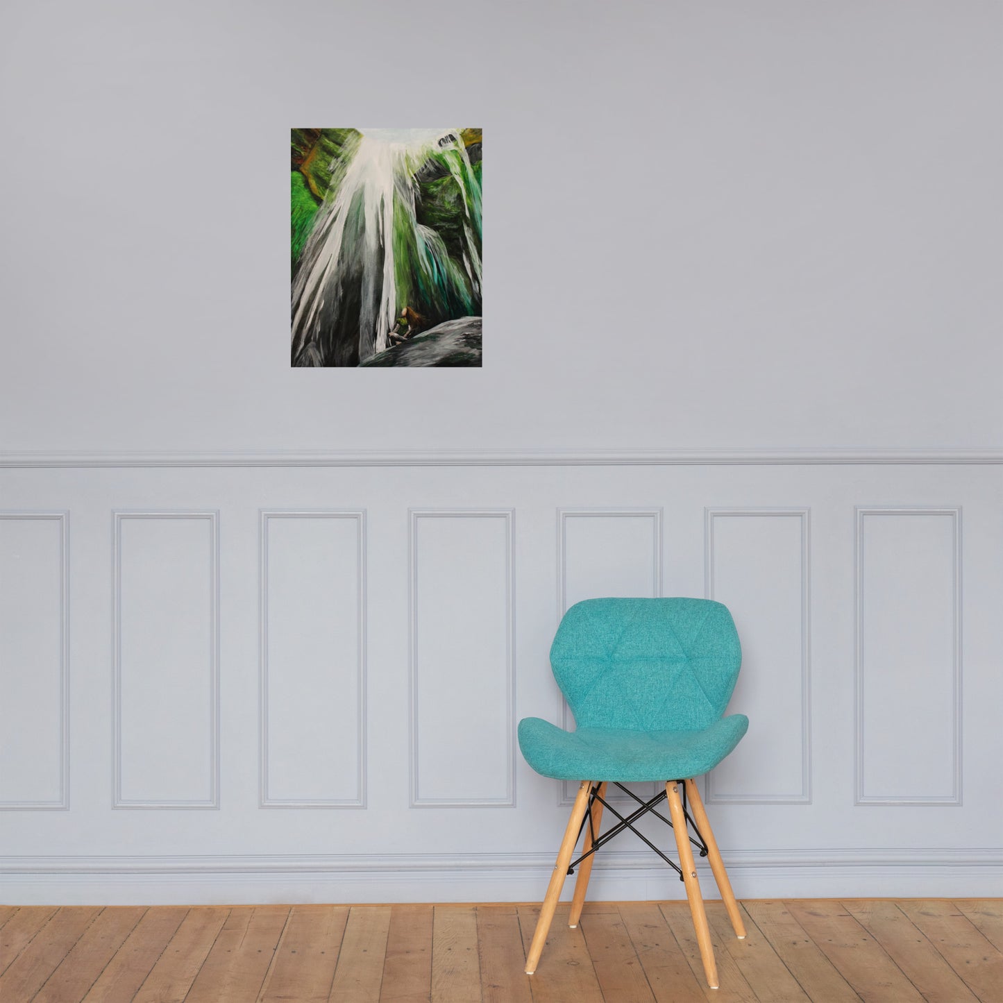 Hidden Waterfall Photo paper poster