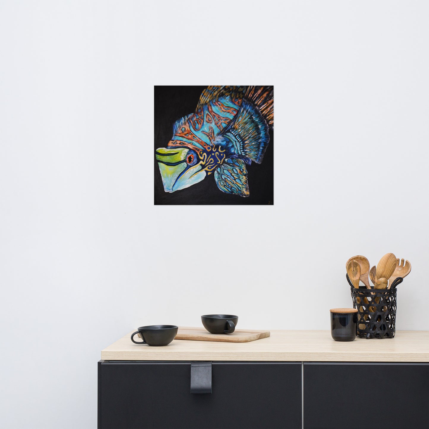Mandarin Fish Photo paper poster