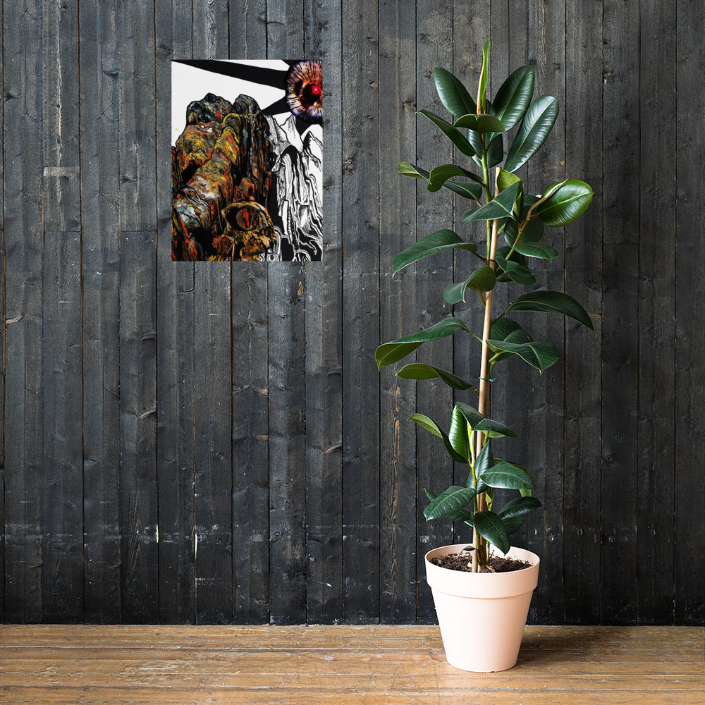 Space Mountain Photo paper poster