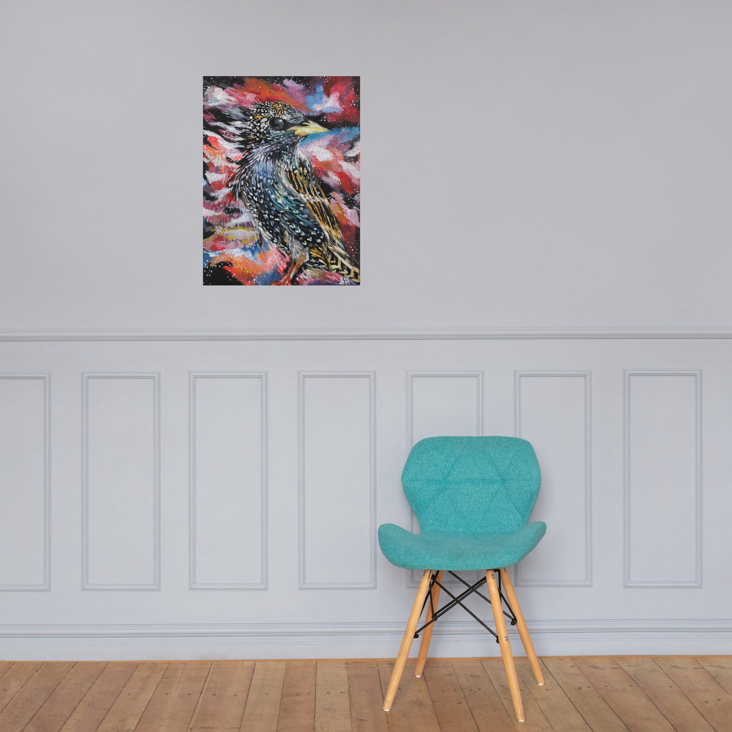 Starling Photo paper poster