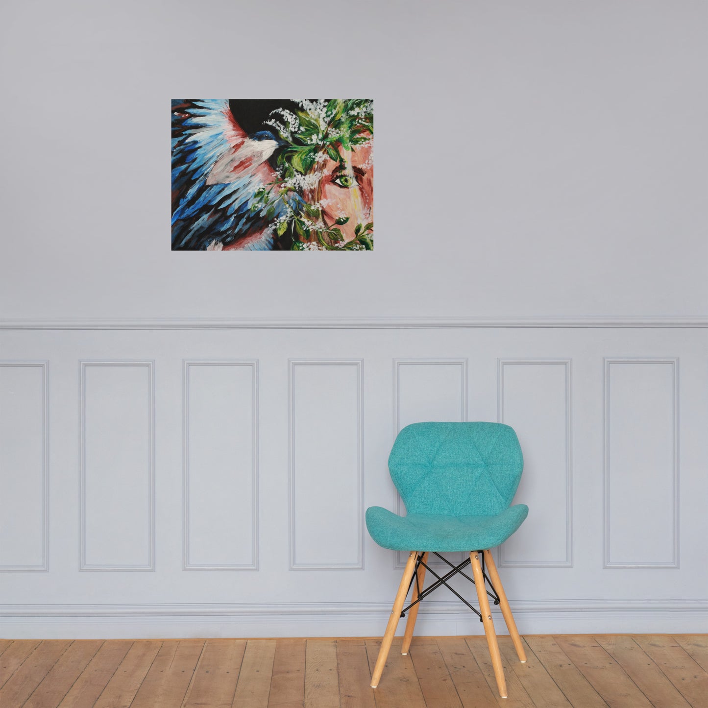 Magpie magic Photo paper poster