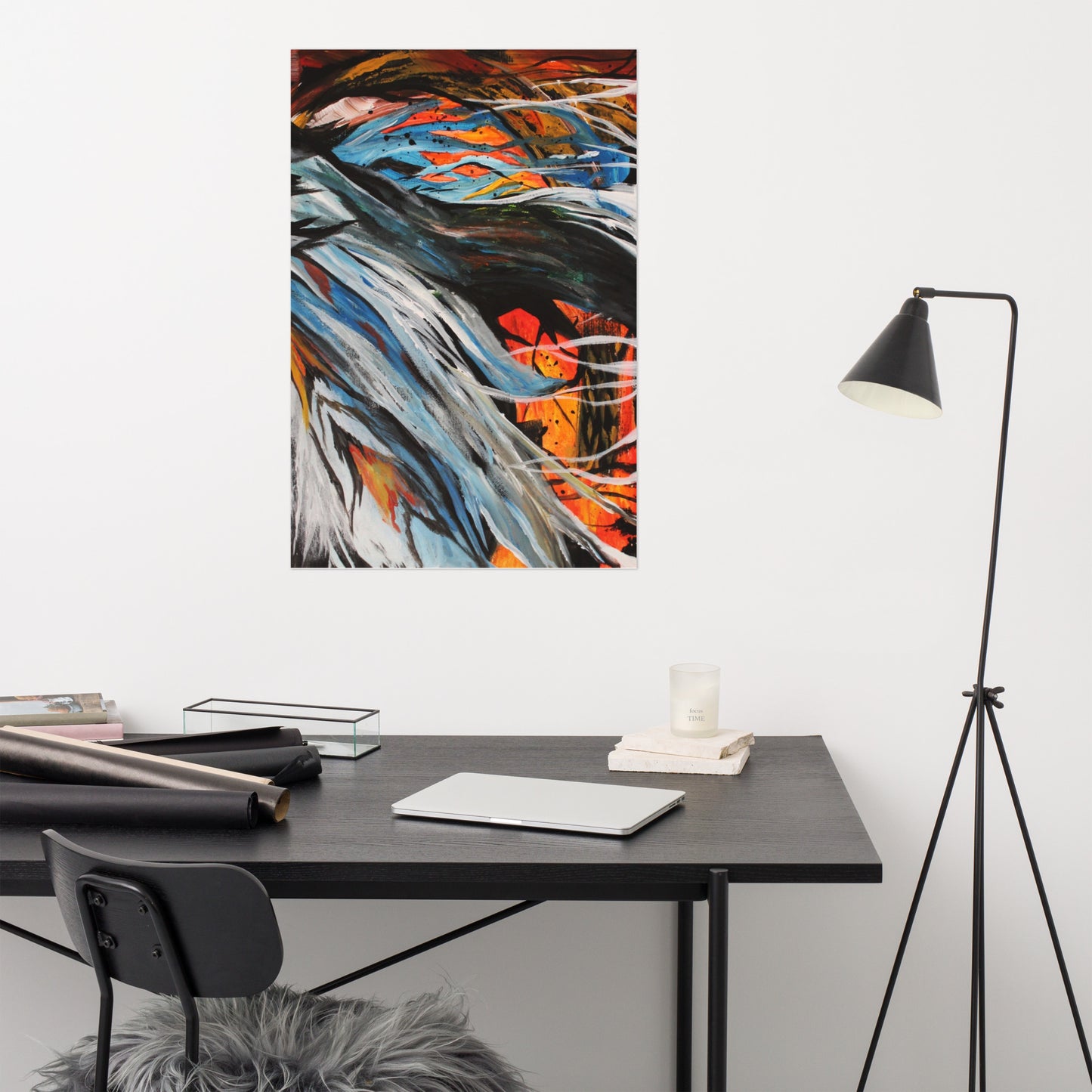 Hidden Heart Photo paper poster