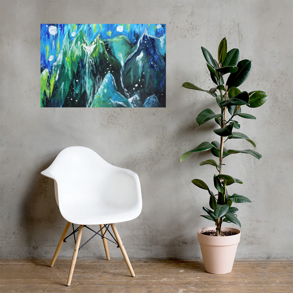 Blue Mountains Photo paper poster