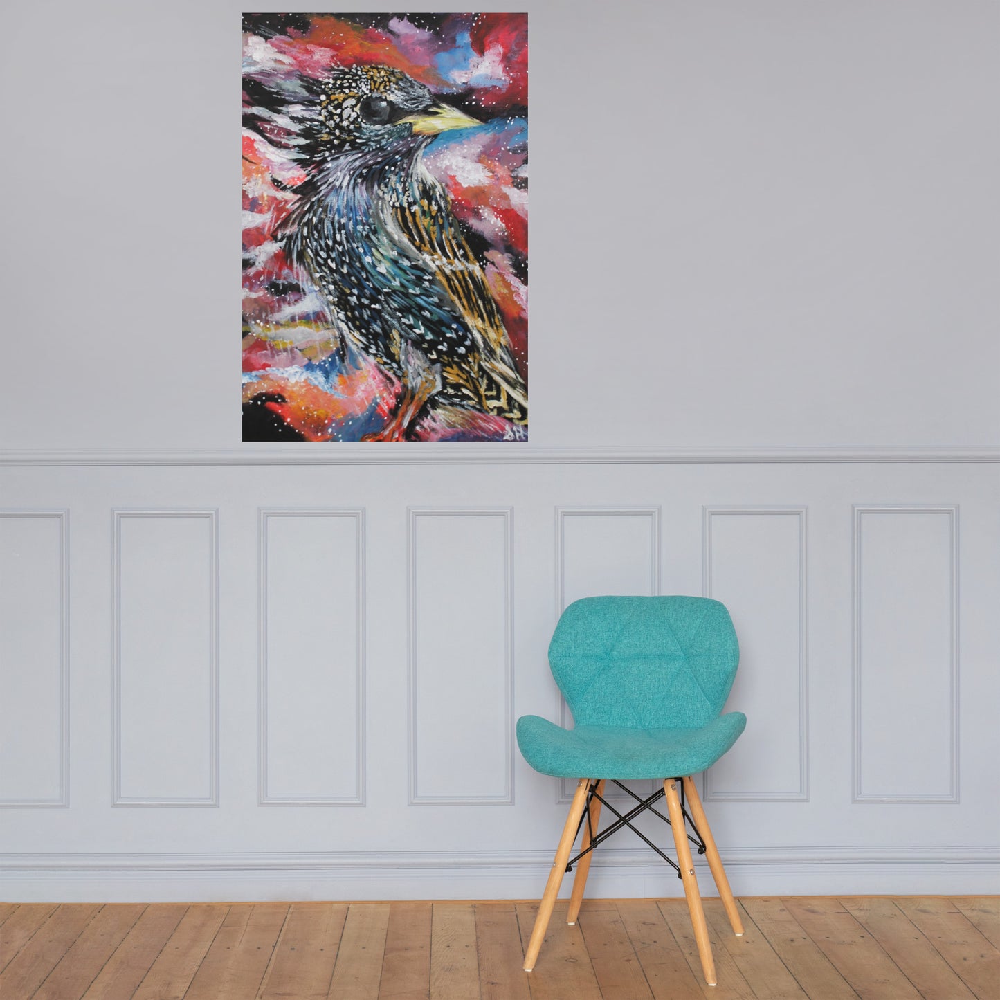 Starling Photo paper poster