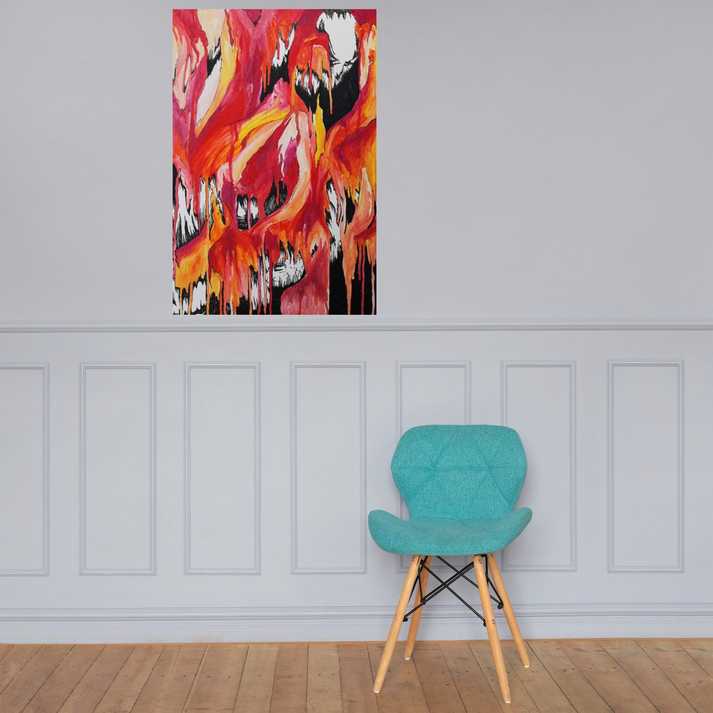 Caverns Photo paper poster