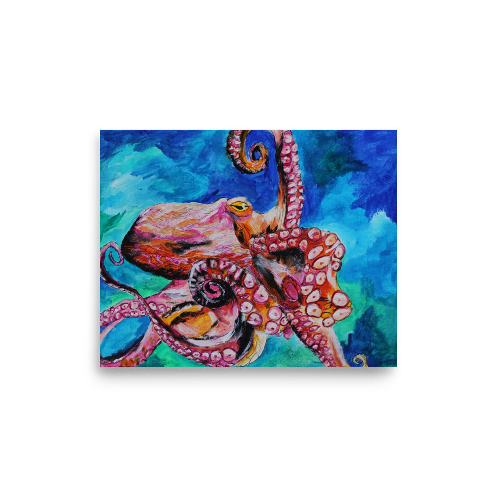 Octopus Photo paper poster