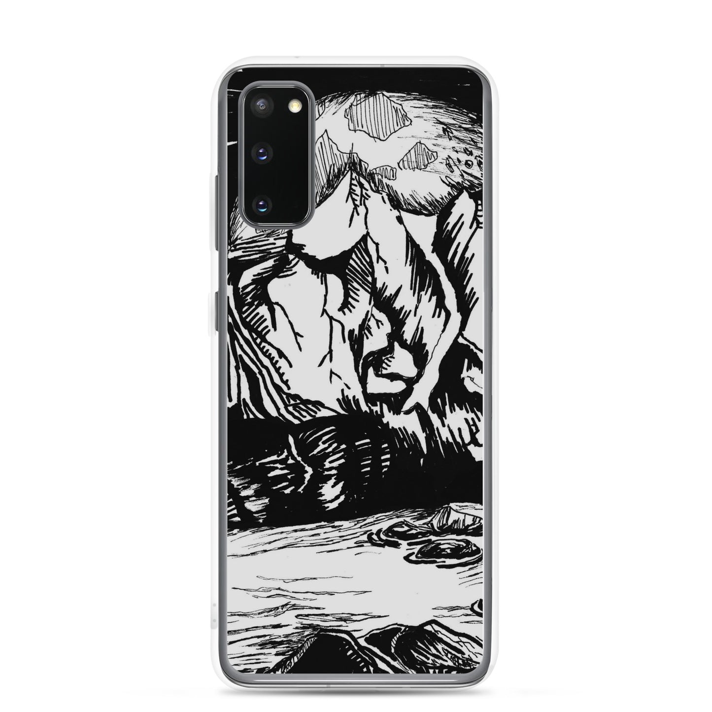 Moonlight Mountains Samsung Case